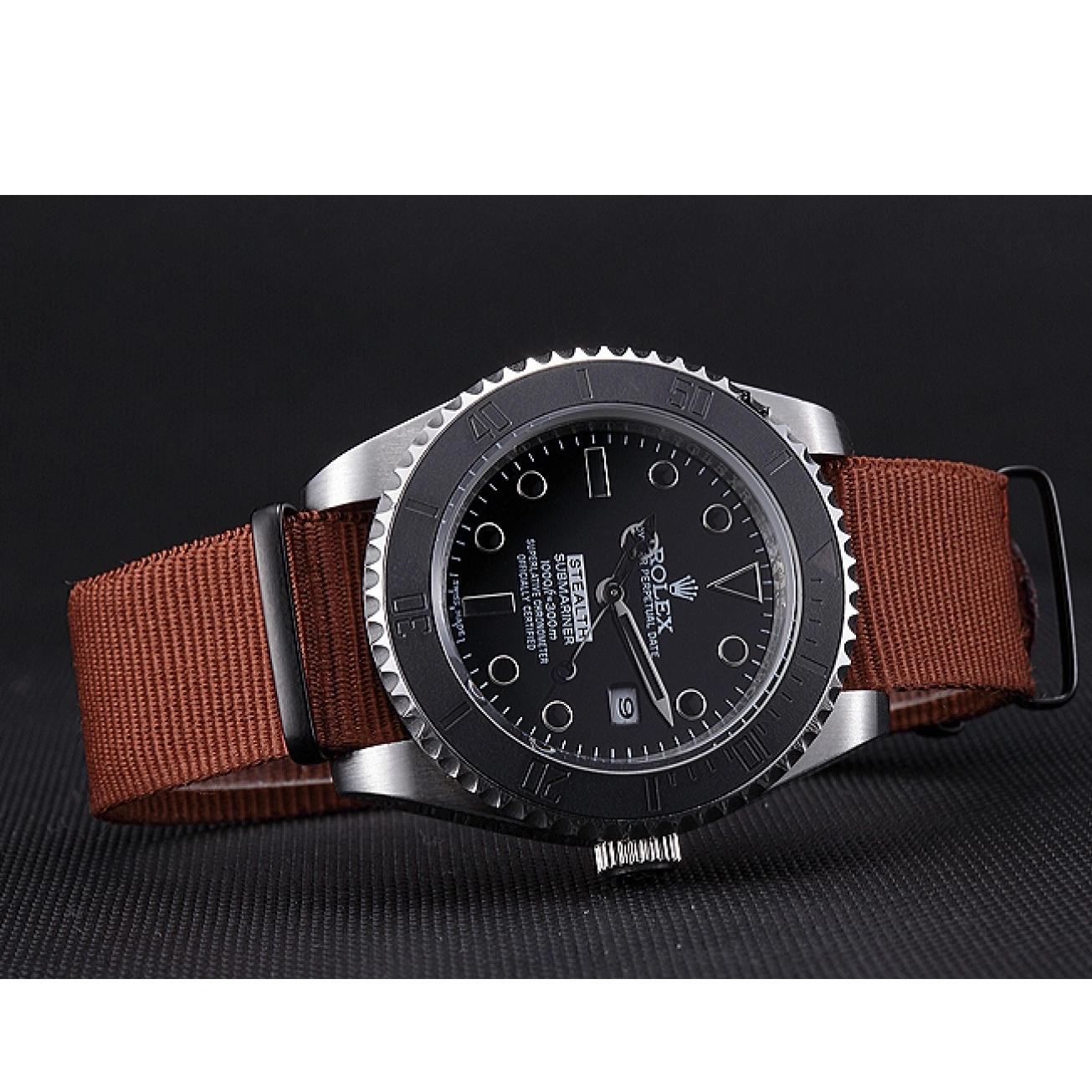 Good Copy Rolex Watches 621992 Rolex Submariner Stealth Brown 0819